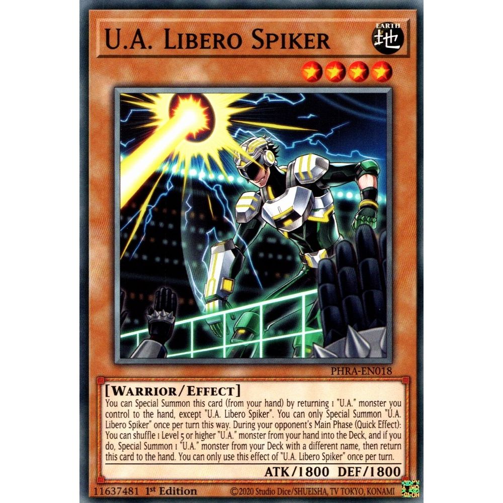 Image for U.A. Libero Spiker (PHRA-EN018) (PHRA) - YuGiOh