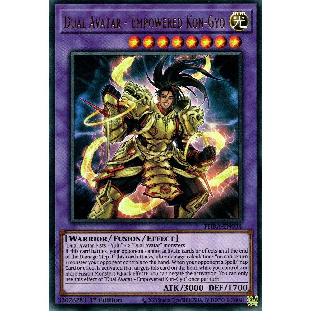 Image for Dual Avatar - Empowered Kon-Gyo (PHRA-EN034) (PHRA) - YuGiOh