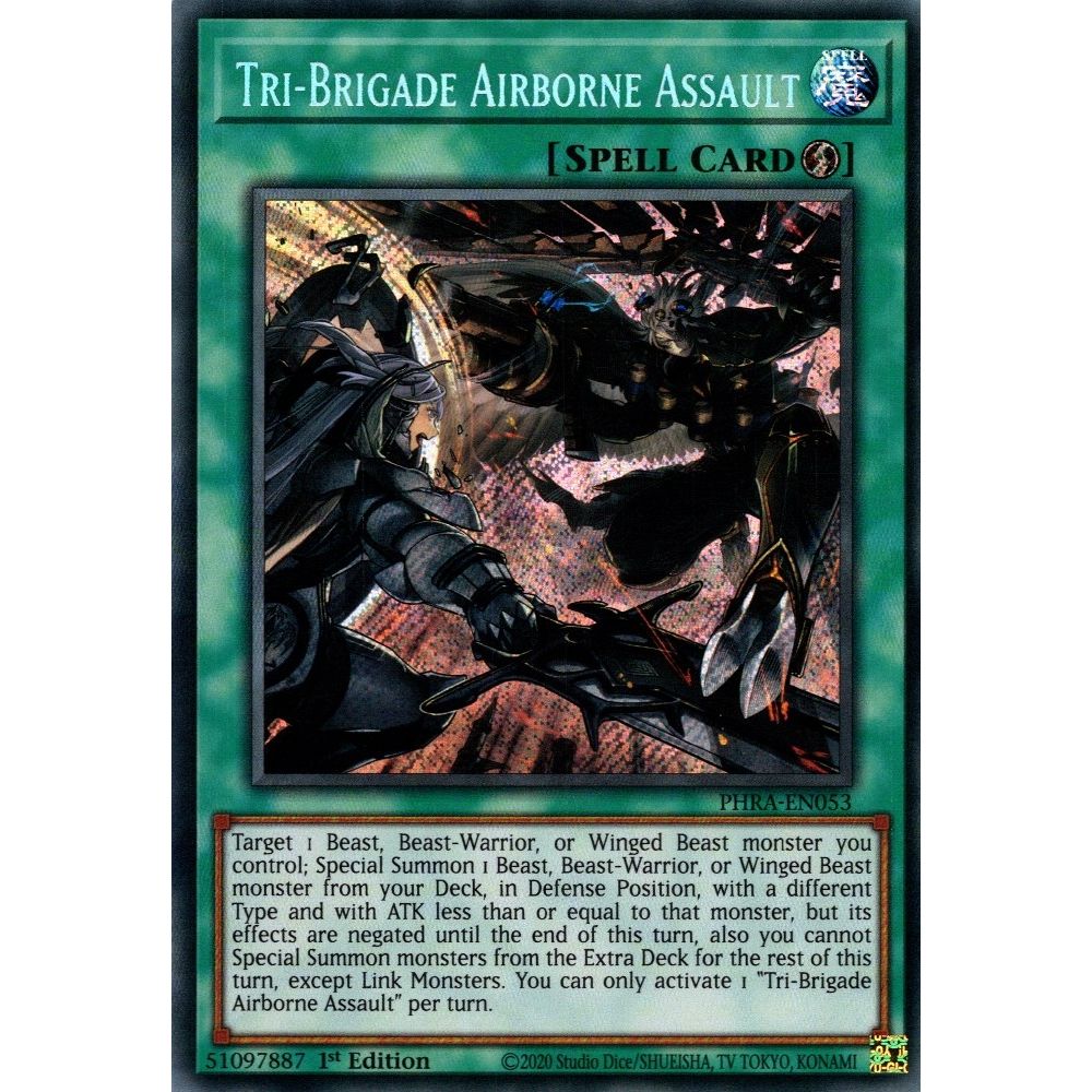 Image for Tri-Brigade Airborne Assault (PHRA-EN053) (PHRA) - YuGiOh
