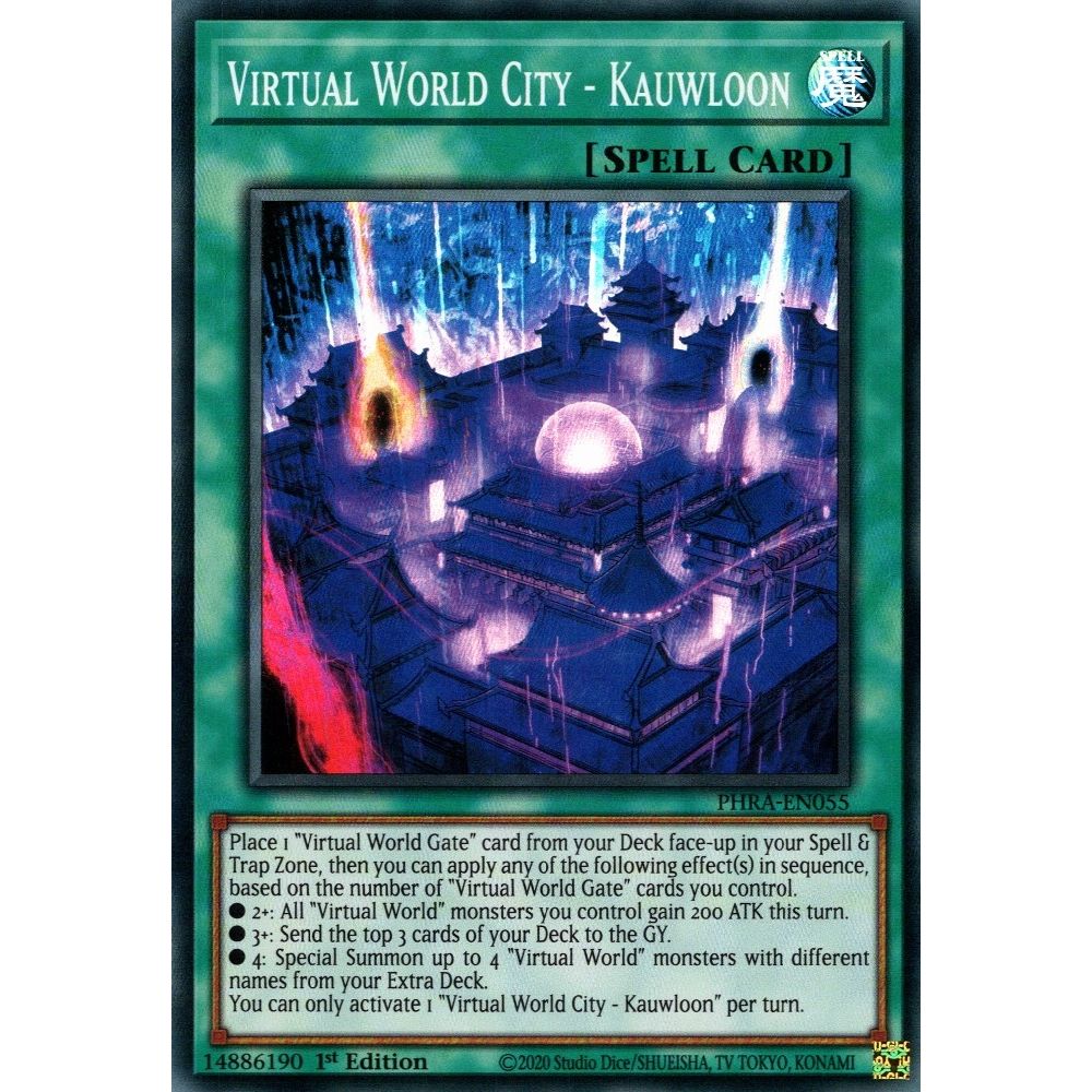 Image for Virtual World City - Kauwloon (PHRA-EN055) (PHRA) - YuGiOh