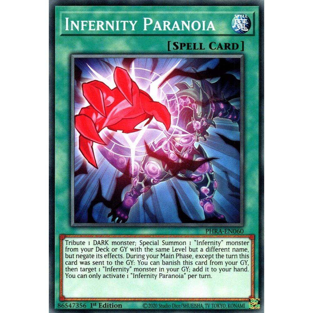Image for Infernity Paranoia (PHRA-EN060) (PHRA) - YuGiOh