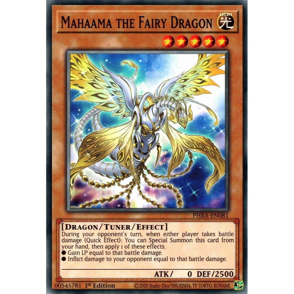 Image for Mahaama the Fairy Dragon (PHRA-EN081) (PHRA) - YuGiOh