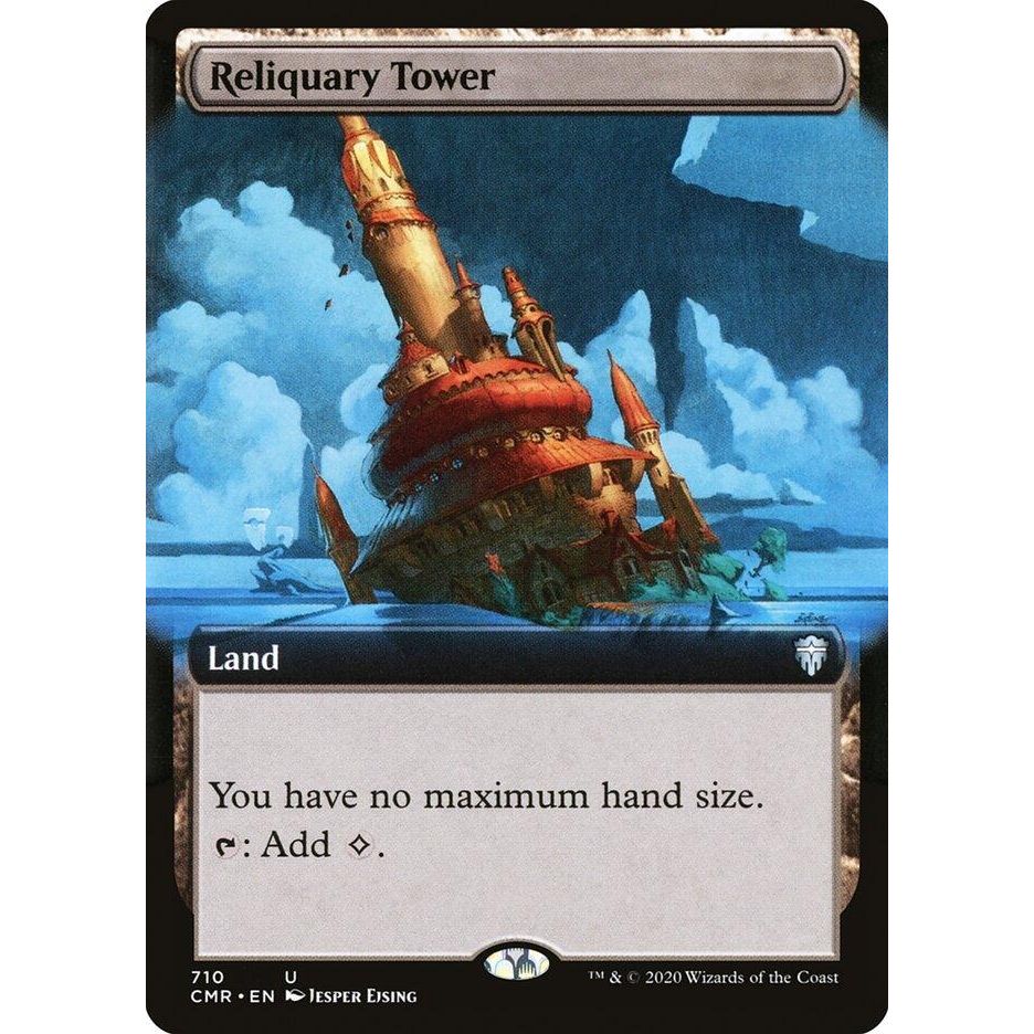 Image for Reliquary Tower (Extended Art) (710) (CMR) - Magic: The Gathering