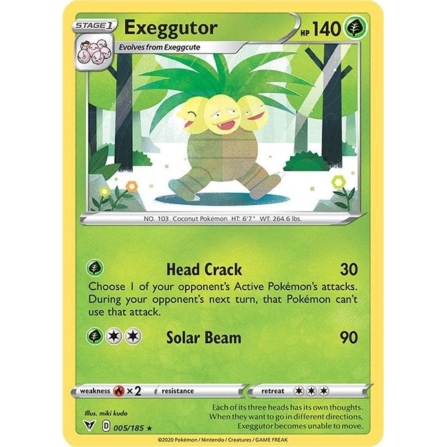 Image for Exeggutor (005/185) (SWSH04) - Pokemon