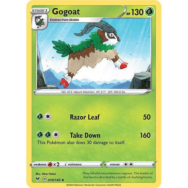 Image for Gogoat (018/185) (SWSH04) - Pokemon