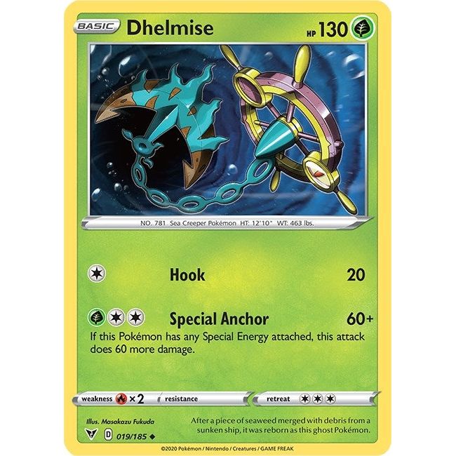 Image for Dhelmise (019/185) (SWSH04) - Pokemon