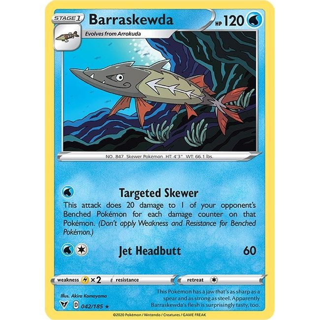 Image for Barraskewda (042/185) (SWSH04) - Pokemon