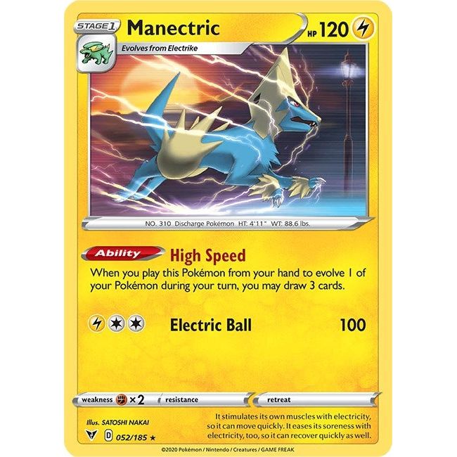 Image for Manectric (052/185) (SWSH04) - Pokemon