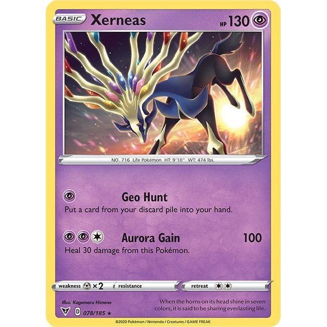 Image for Xerneas (078/185) (SWSH04) - Pokemon