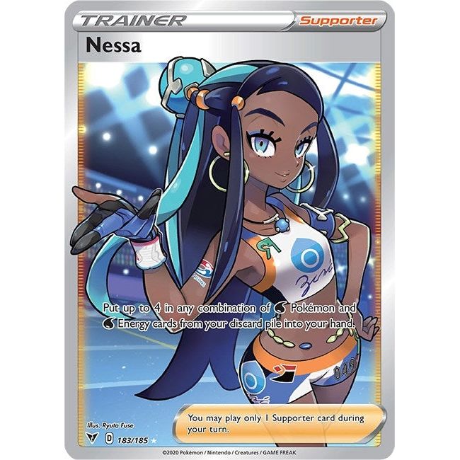 Image for Nessa (Full Art) (183/185) (SWSH04) - Pokemon