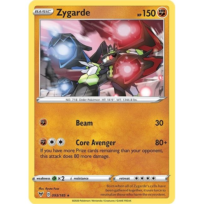 Image for Zygarde (093/185) (SWSH04) - Pokemon