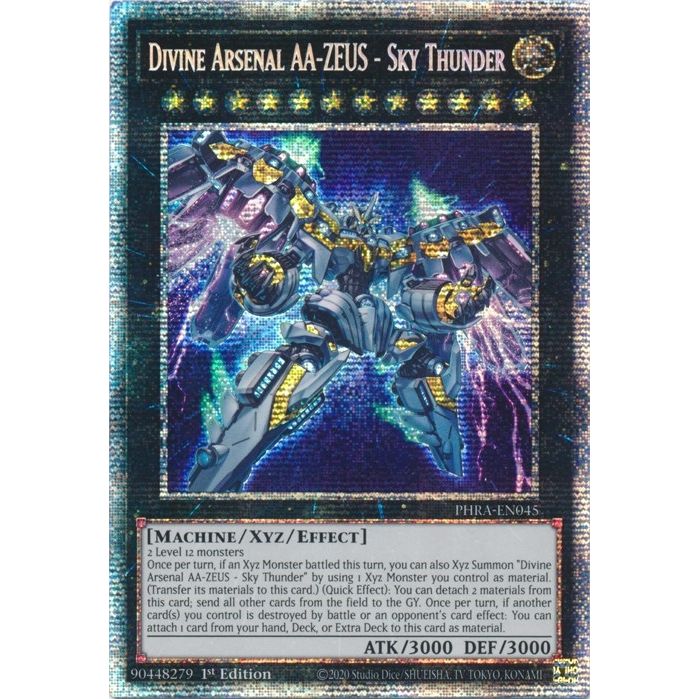 Image for Divine Arsenal AA-ZEUS - Sky Thunder (Starlight Rare) (PHRA-EN045) (PHRA) - YuGiOh