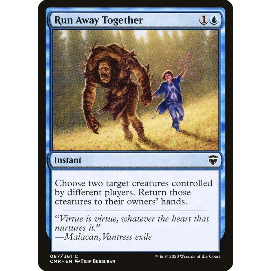 Image for Run Away Together (87) (CMR) - Magic: The Gathering