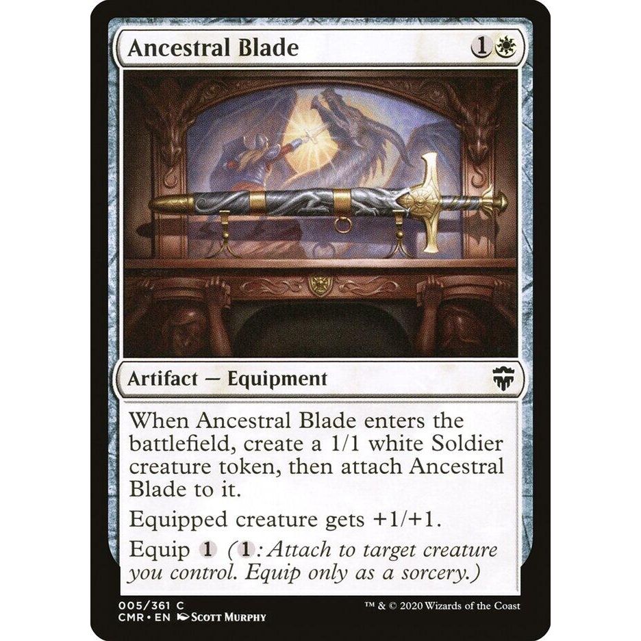Image for Ancestral Blade (5) (CMR) - Magic: The Gathering