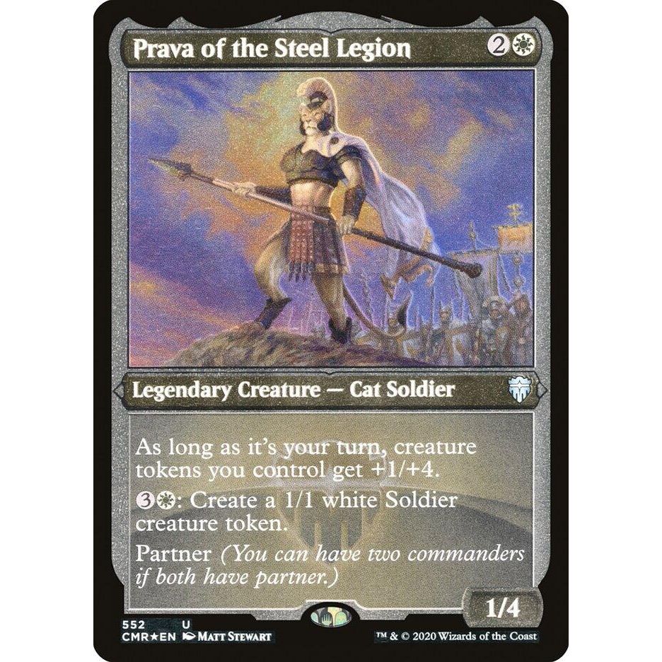 Image for Prava of the Steel Legion (Foil Etched) (552) (CMR) - Magic: The Gathering