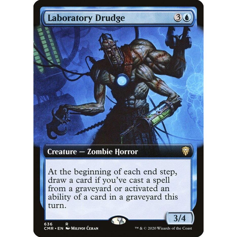 Image for Laboratory Drudge (Extended Art) (636) (CMR) - Magic: The Gathering