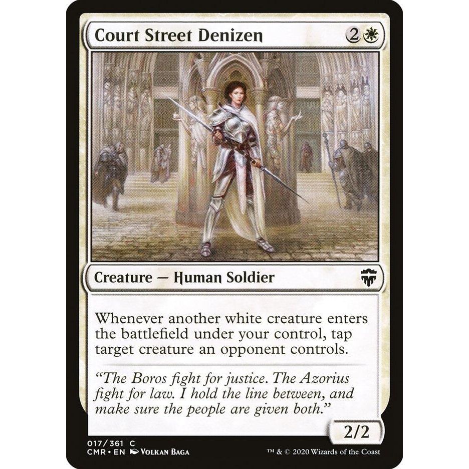 Image for Court Street Denizen (17) (CMR) - Magic: The Gathering