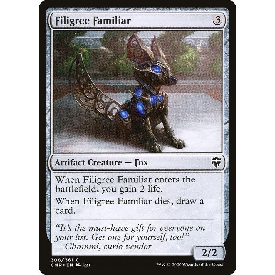 Image for Filigree Familiar (308) (CMR) - Magic: The Gathering