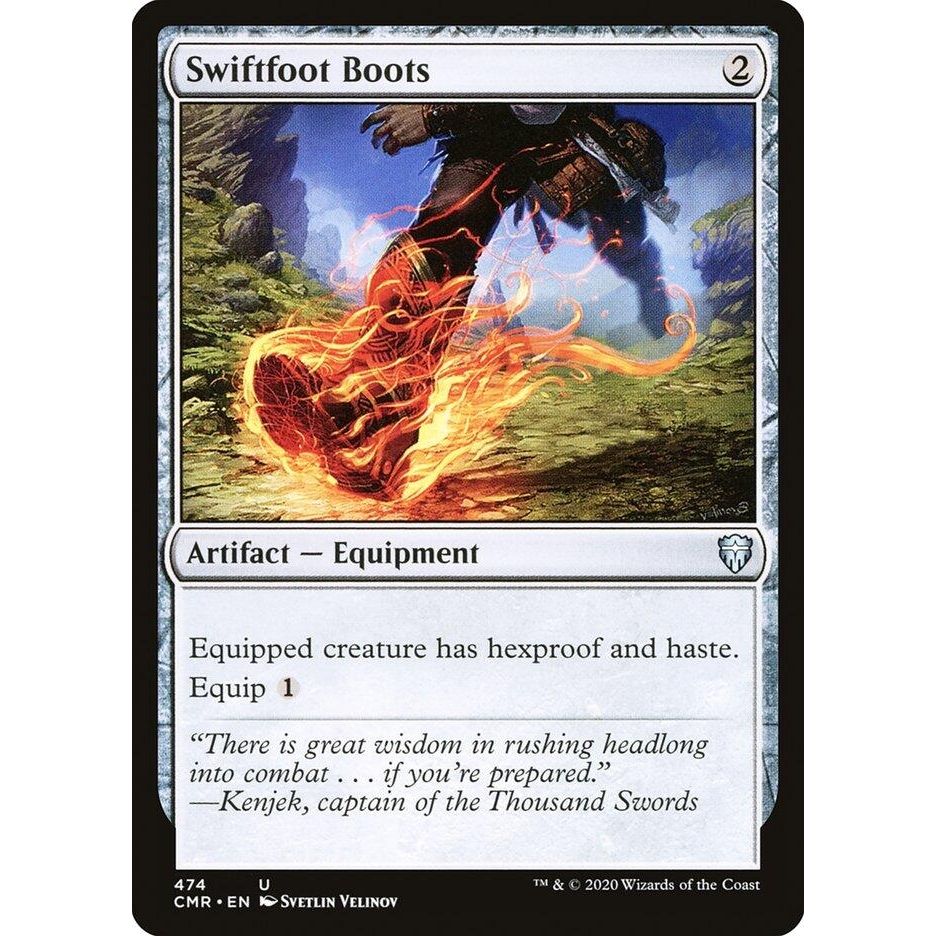 Image for Swiftfoot Boots (474) (CMR) - Magic: The Gathering