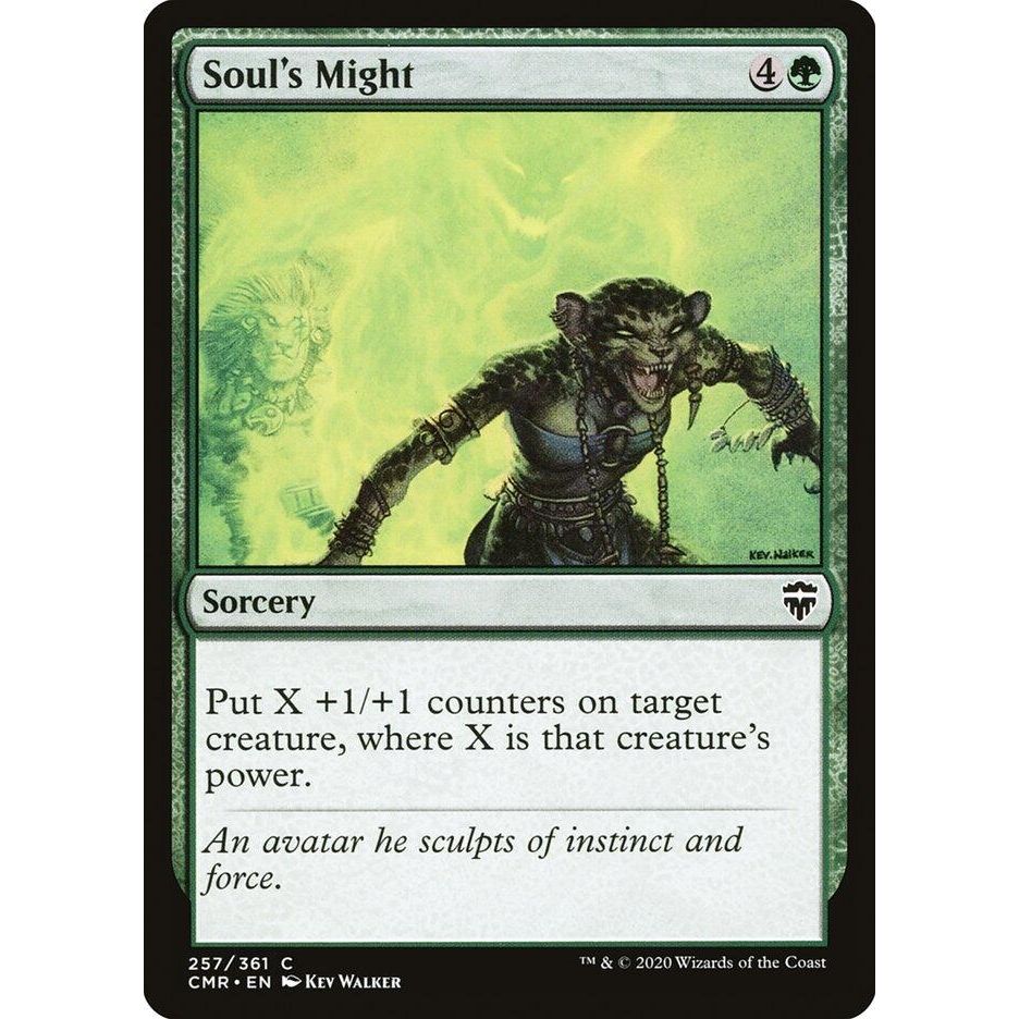 Image for Soul's Might (257) (CMR) - Magic: The Gathering
