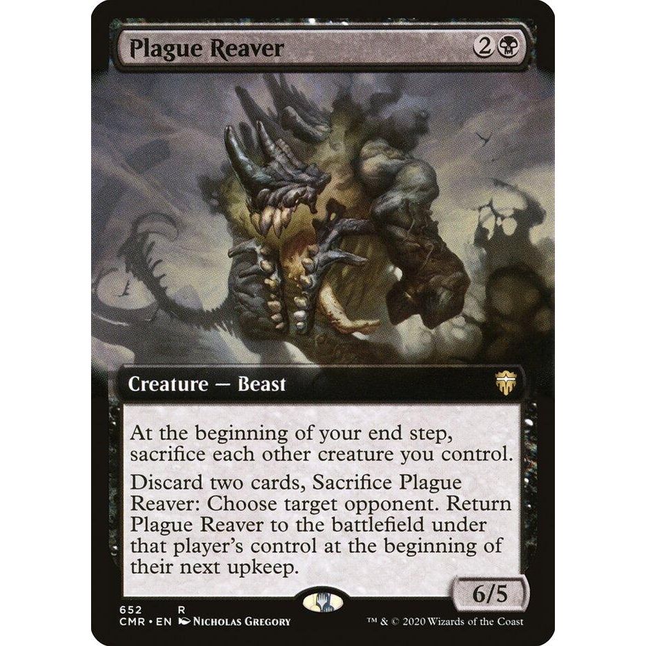 Image for Plague Reaver (Extended Art) (652) (CMR) - Magic: The Gathering