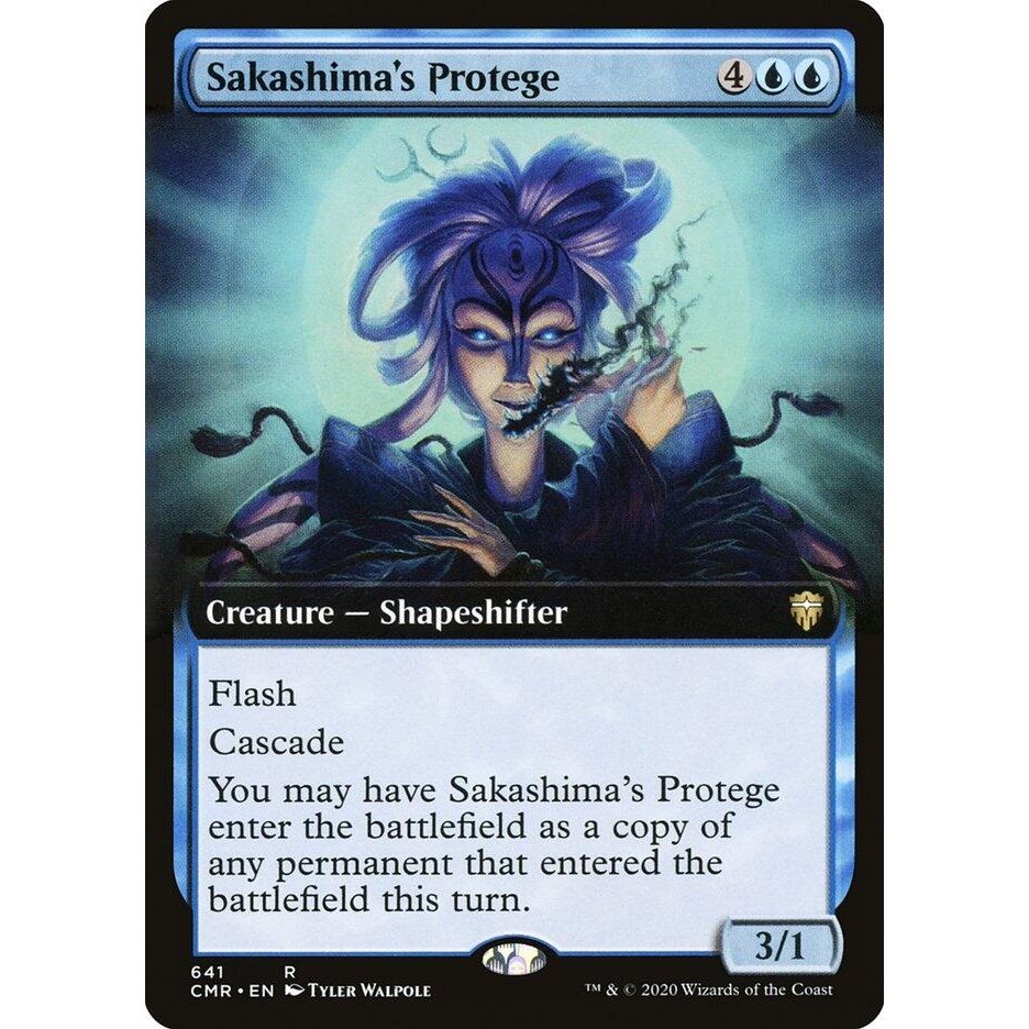 Image for Sakashima's Protege (Extended Art) (641) (CMR) - Magic: The Gathering