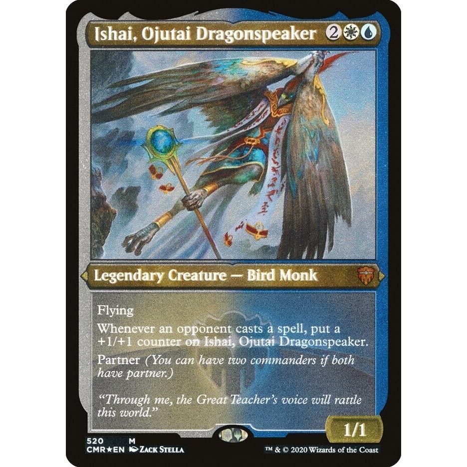 Image for Ishai, Ojutai Dragonspeaker (Foil Etched) (520) (CMR) - Magic: The Gathering