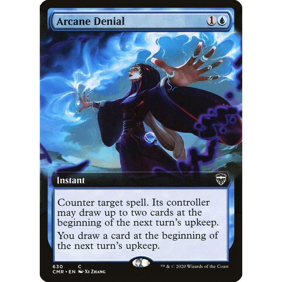 Image for Arcane Denial (Extended Art) (630) (CMR) - Magic: The Gathering