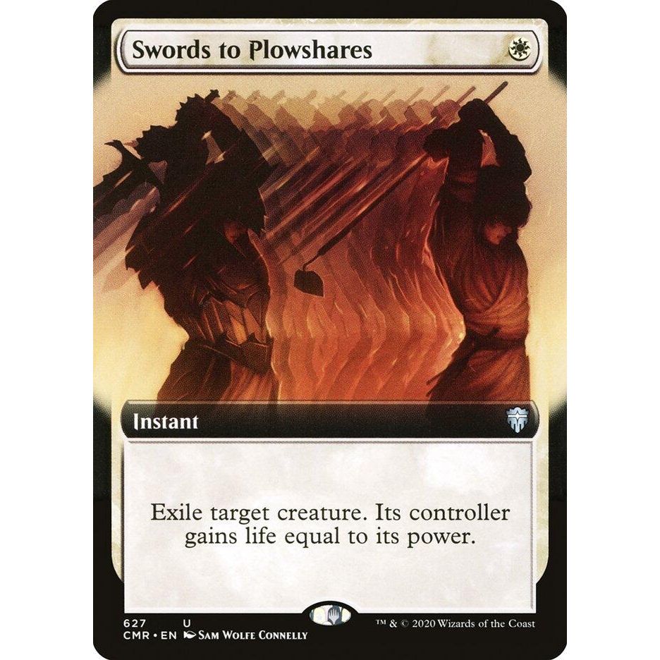 Image for Swords to Plowshares (Extended Art) (627) (CMR) - Magic: The Gathering