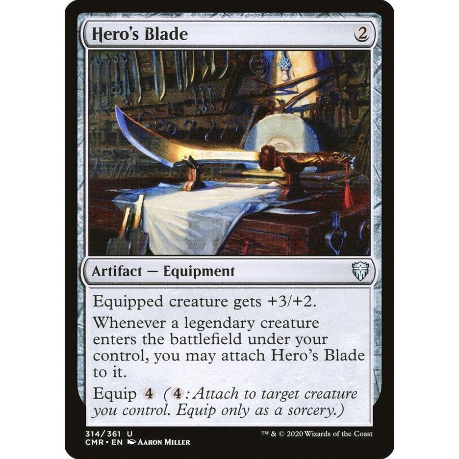 Image for Hero's Blade (314) (314) (CMR) - Magic: The Gathering