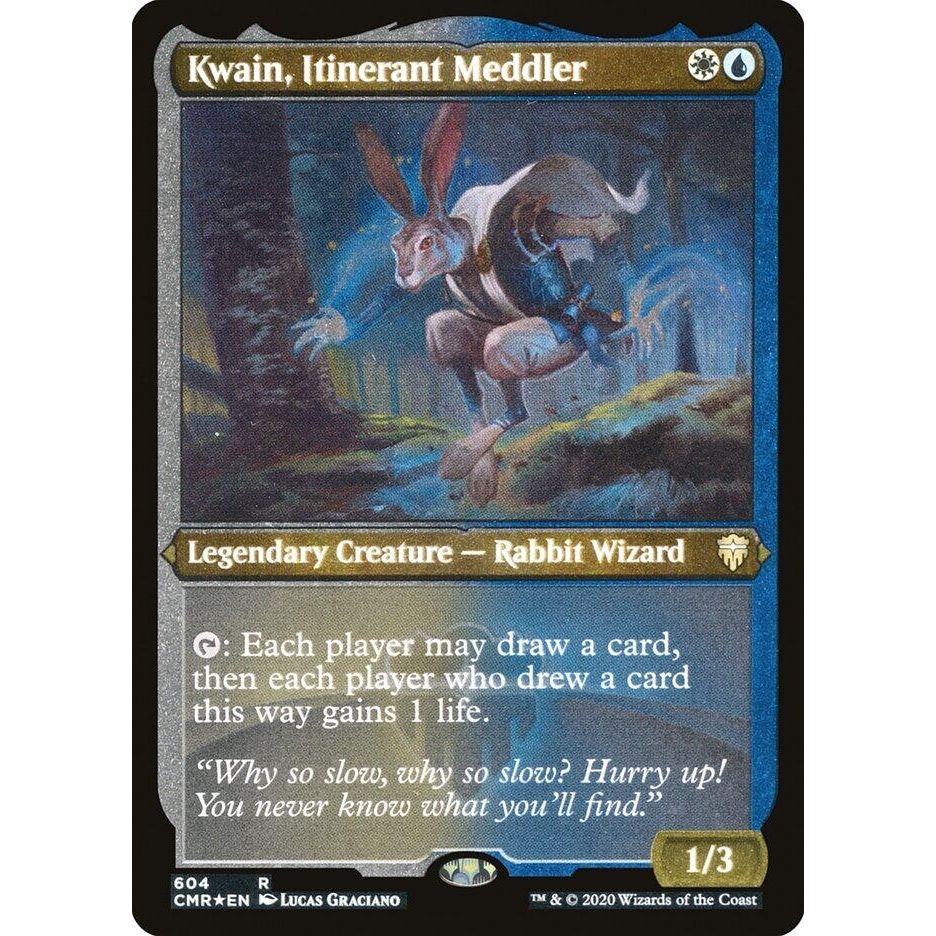 Image for Kwain, Itinerant Meddler (Foil Etched) (604) (CMR) - Magic: The Gathering