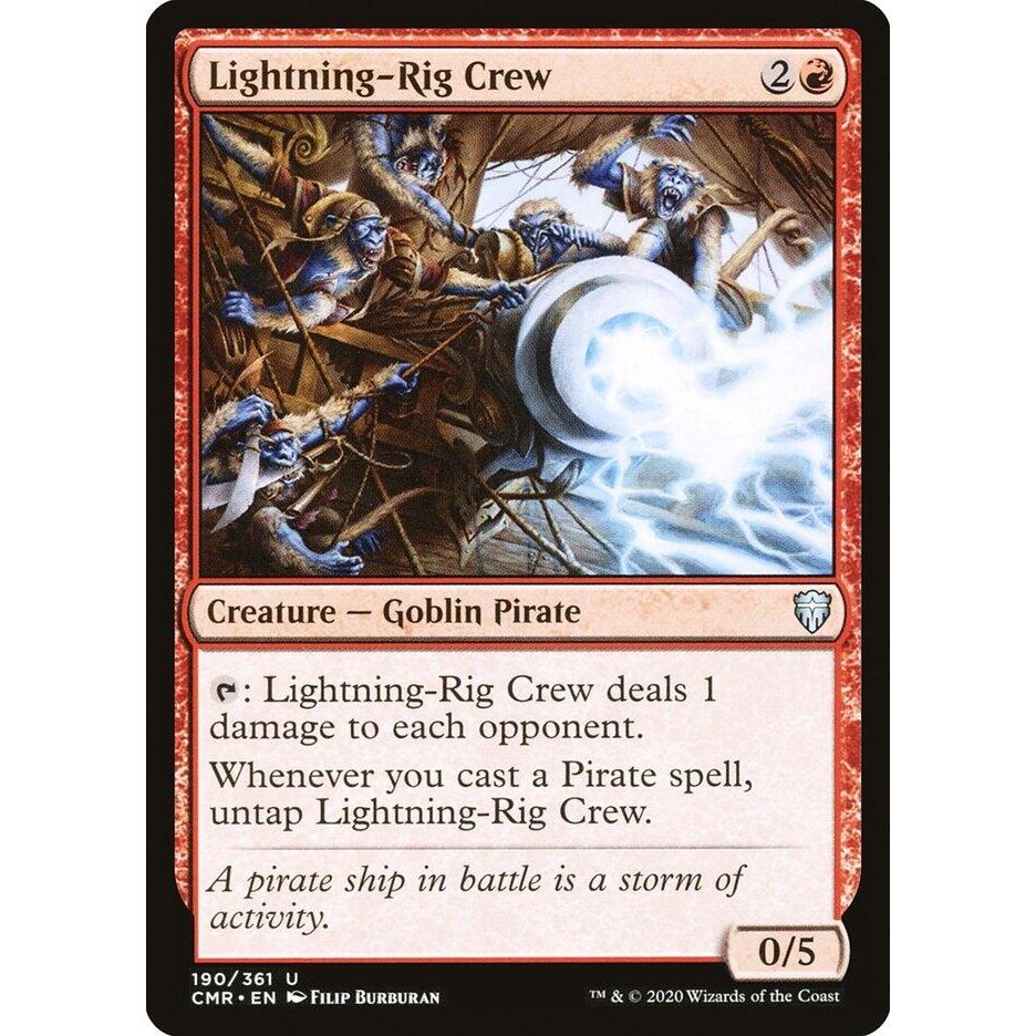 Image for Lightning-Rig Crew (190) (CMR) - Magic: The Gathering