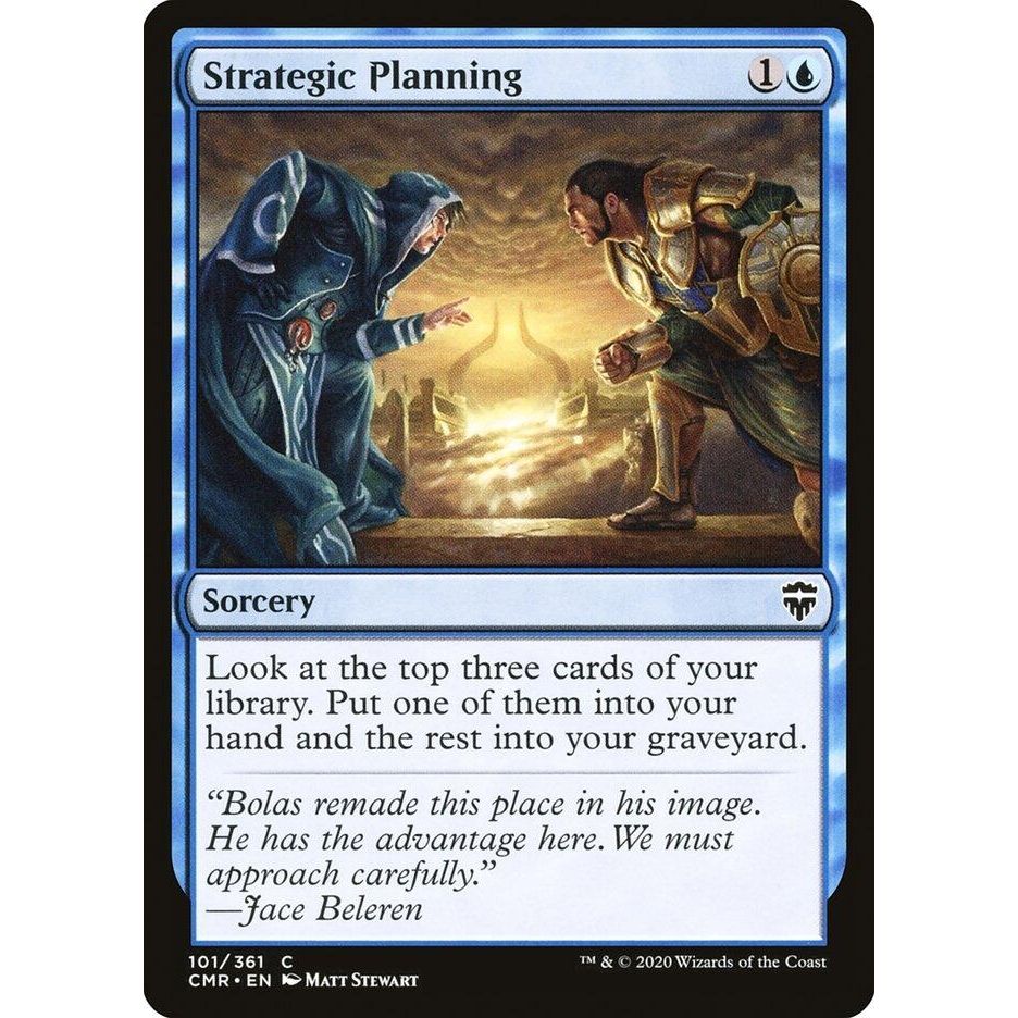 Image for Strategic Planning (101) (CMR) - Magic: The Gathering