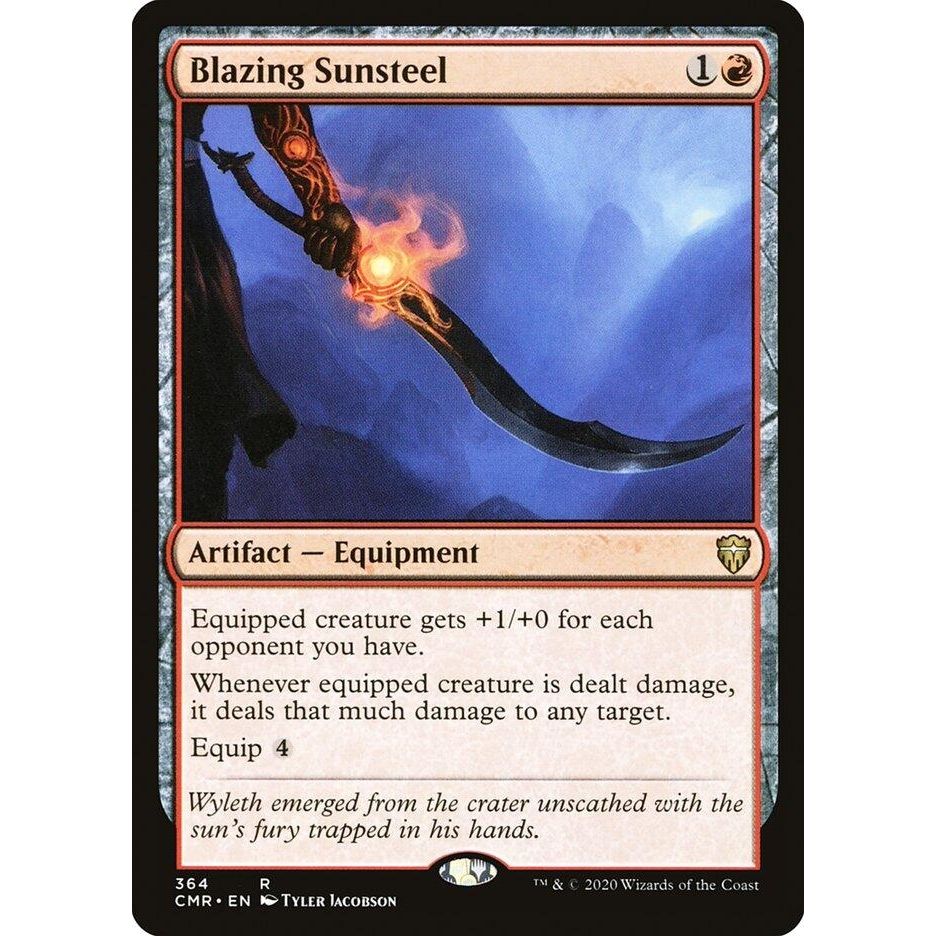 Image for Blazing Sunsteel (364) (CMR) - Magic: The Gathering