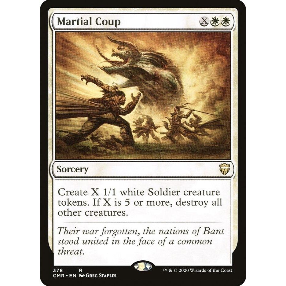 Image for Martial Coup (378) (CMR) - Magic: The Gathering
