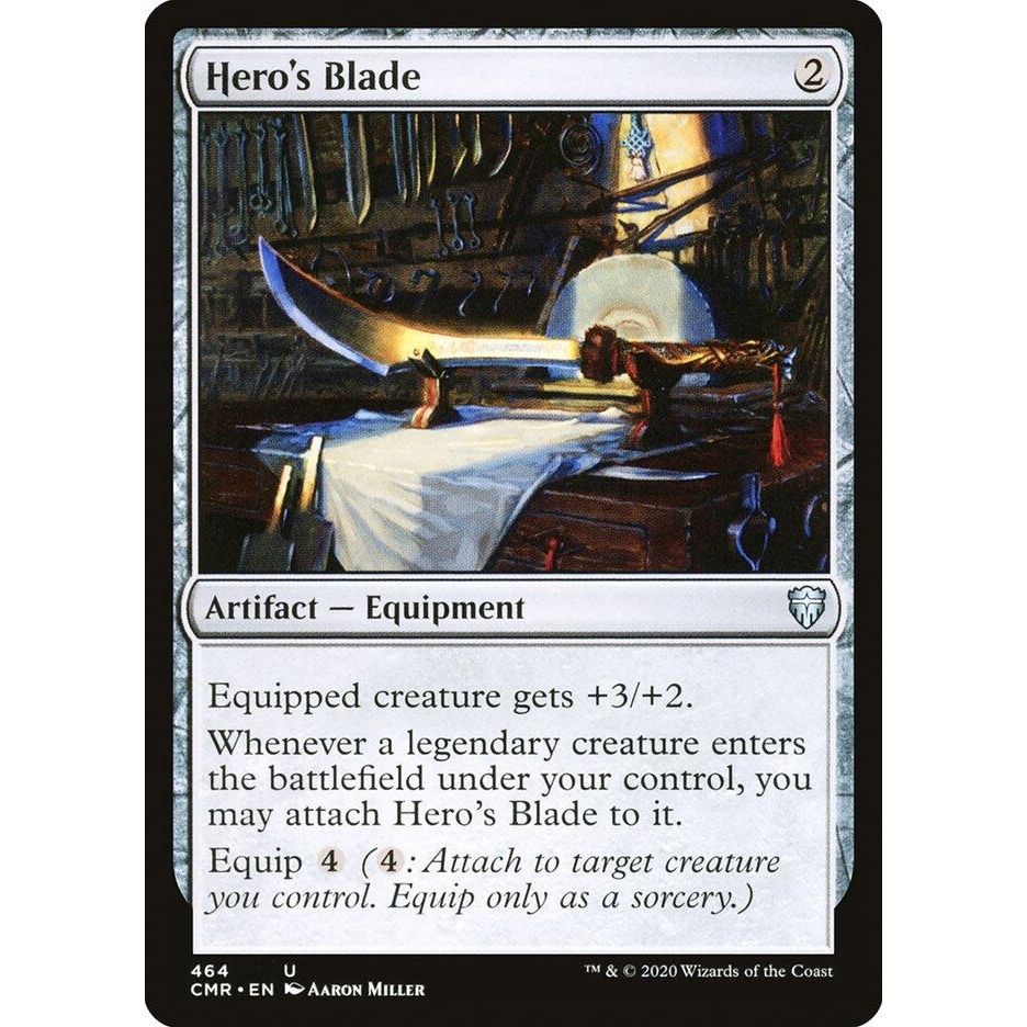 Image for Hero's Blade (464) (464) (CMR) - Magic: The Gathering