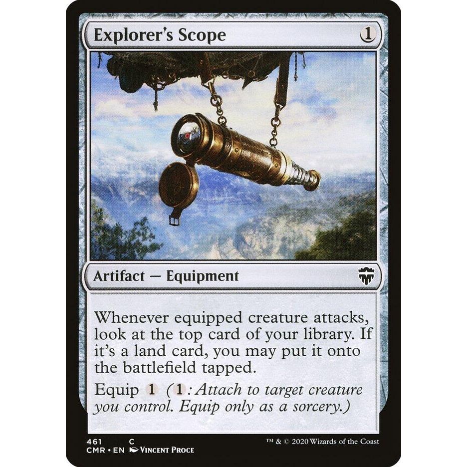 Image for Explorer's Scope (461) (CMR) - Magic: The Gathering