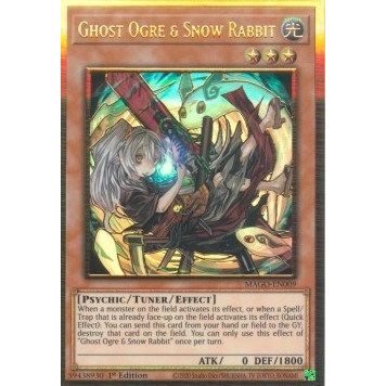 Image for Ghost Ogre & Snow Rabbit (Alternate Art) (MAGO-EN009) (MAGO) - YuGiOh