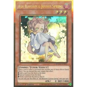 Image for Ash Blossom & Joyous Spring (Alternate Art) (MAGO-EN011) (MAGO) - YuGiOh