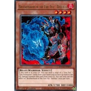 Image for Brotherhood of the Fire Fist - Buffalo (MAGO-EN071) (MAGO) - YuGiOh