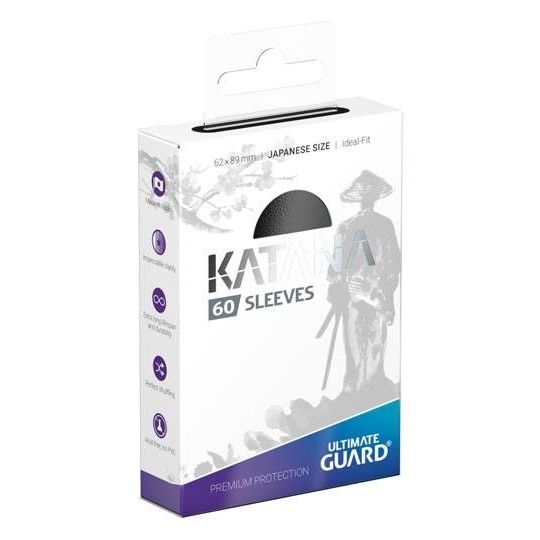 Image for Katana 2018 Small Size Sleeves - Black (60-Pack) - Card Sleeves