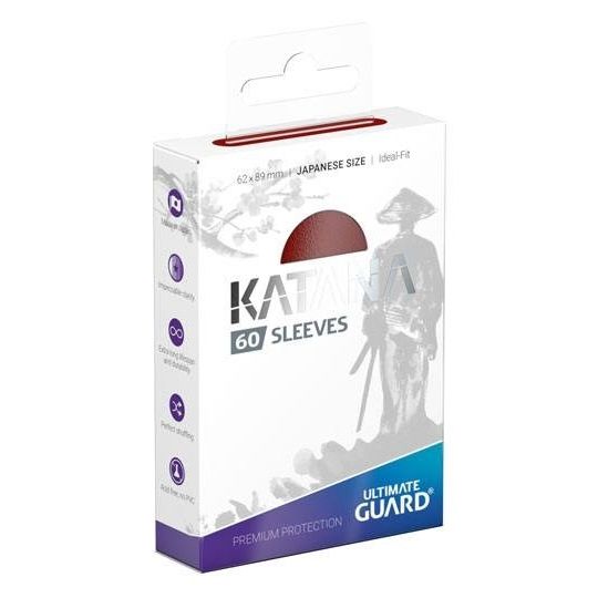 Image for Katana 2018 Small Size Sleeves - Red (60-Pack) - Card Sleeves