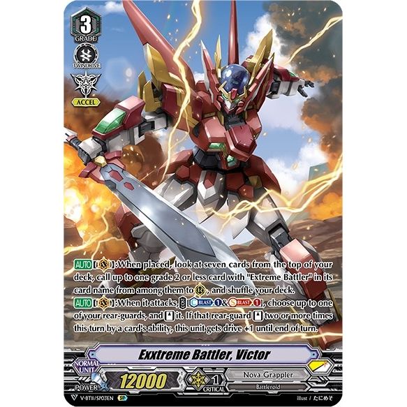 Image for Exxtreme Battler, Victor (SP) (V-BT11/SP03EN) (V-BT11) - Cardfight Vanguard