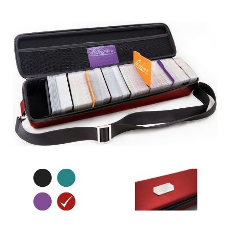 Image for Quiver Card Carrying Case - Red - Collectible Storage
