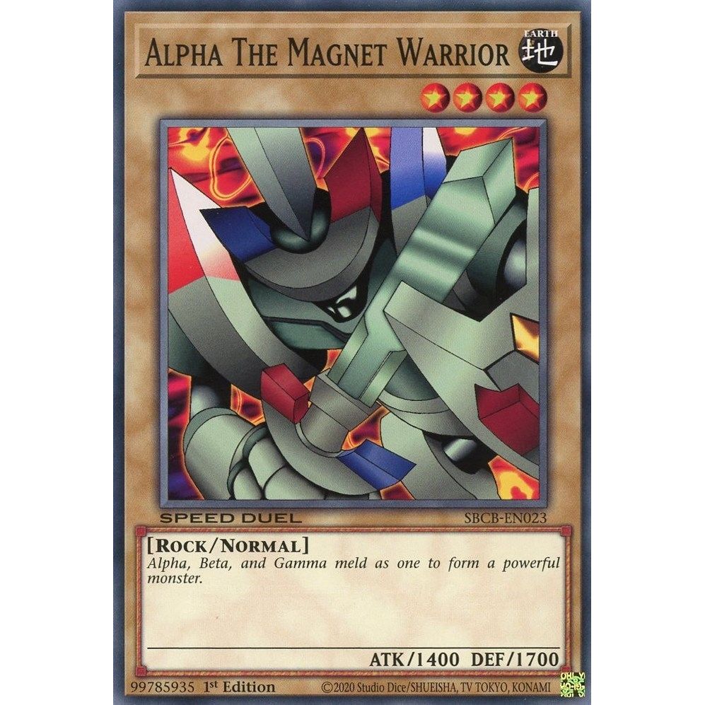 Image for Alpha The Magnet Warrior (SBCB-EN023) (SBCB) - YuGiOh