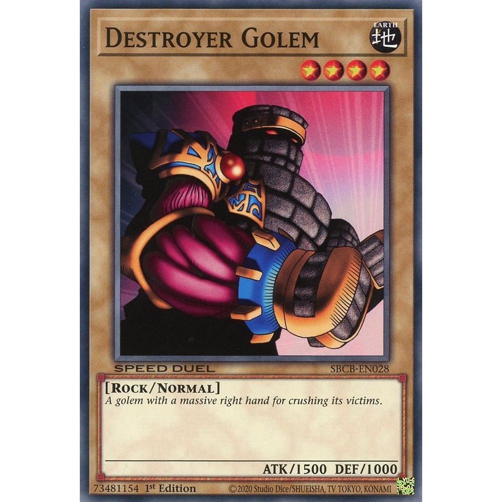 Image for Destroyer Golem (SBCB-EN028) (SBCB) - YuGiOh