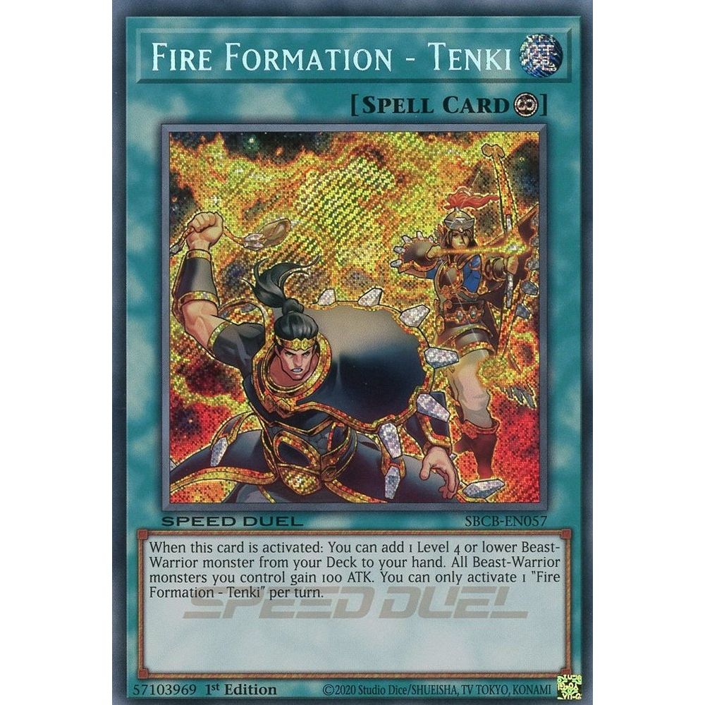 Image for Fire Formation - Tenki (Secret) (SBCB-EN057) (SBCB) - YuGiOh