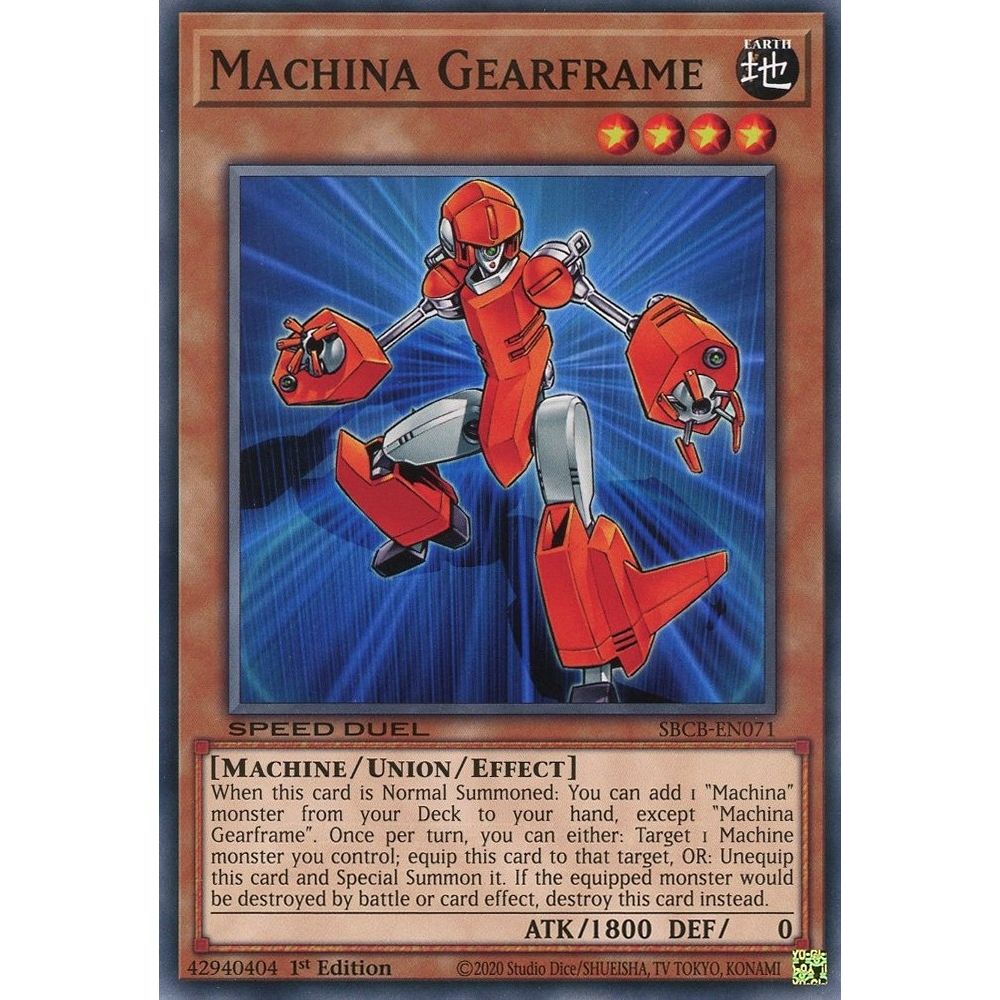 Image for Machina Gearframe (SBCB-EN071) (SBCB) - YuGiOh