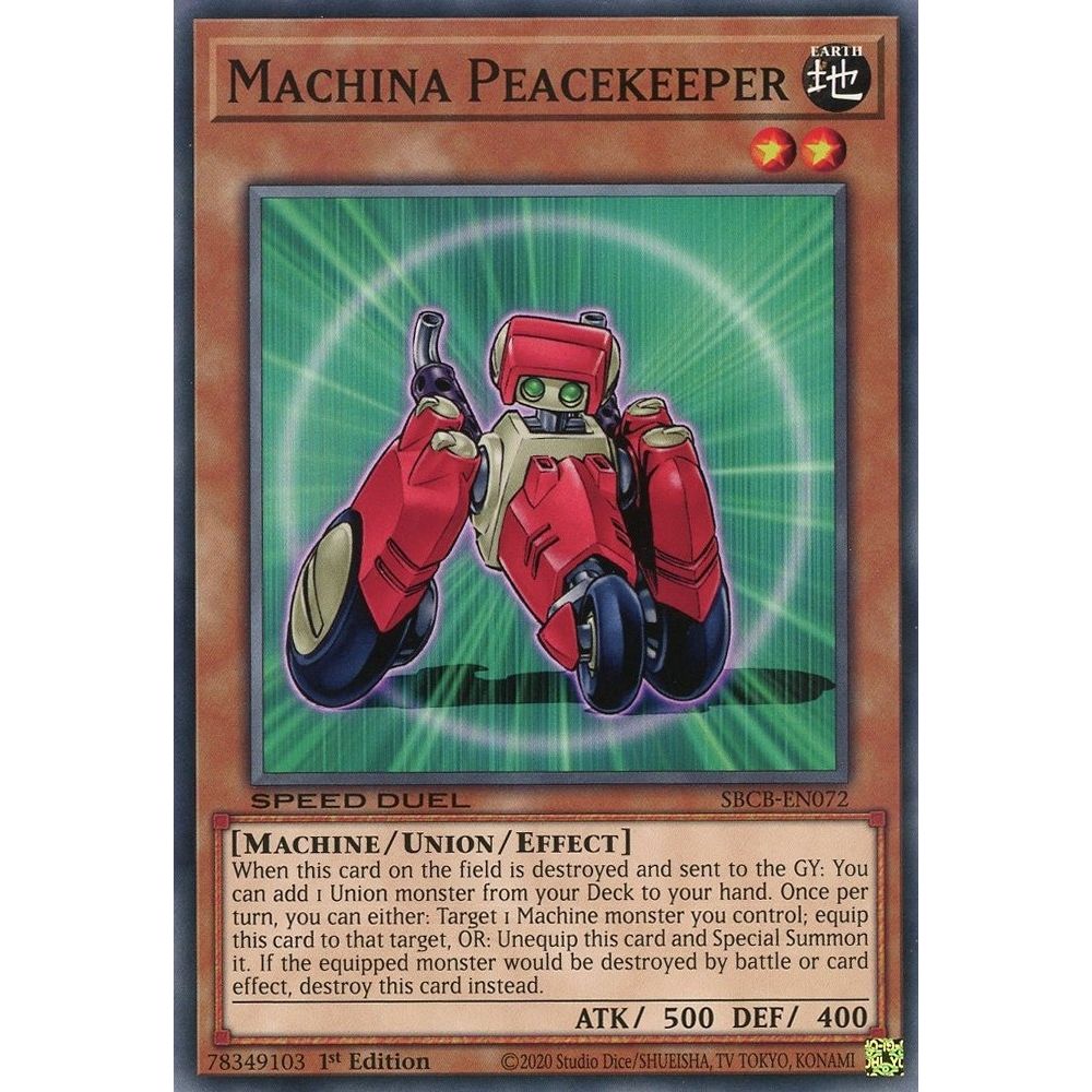 Image for Machina Peacekeeper (SBCB-EN072) (SBCB) - YuGiOh