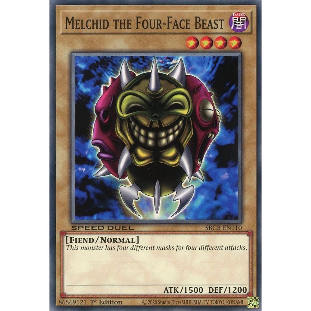 Image for Melchid the Four-Face Beast (SBCB-EN110) (SBCB) - YuGiOh
